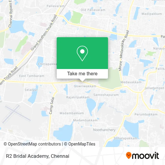 R2 Bridal Academy map
