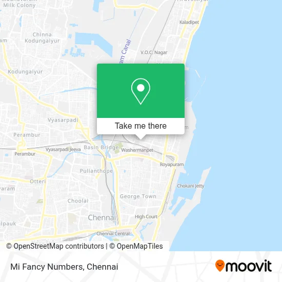 Mi Fancy Numbers map
