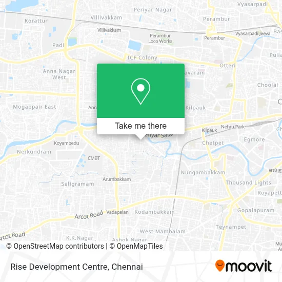 Rise Development Centre map
