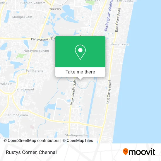 Rustys Corner map