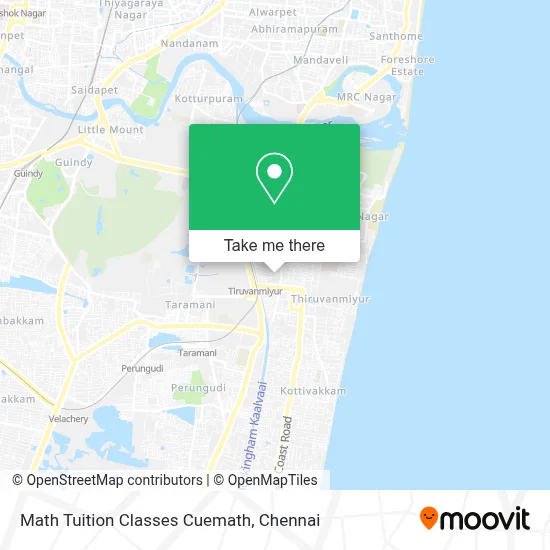 Math Tuition Classes Cuemath map
