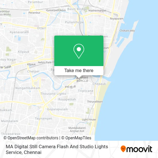 MA Digital Still Camera Flash And Studio Lights Service map