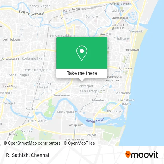 R. Sathish map