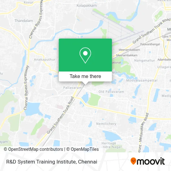R&D System Training Institute map