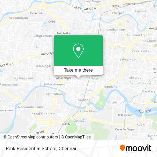 Rmk Residential School map