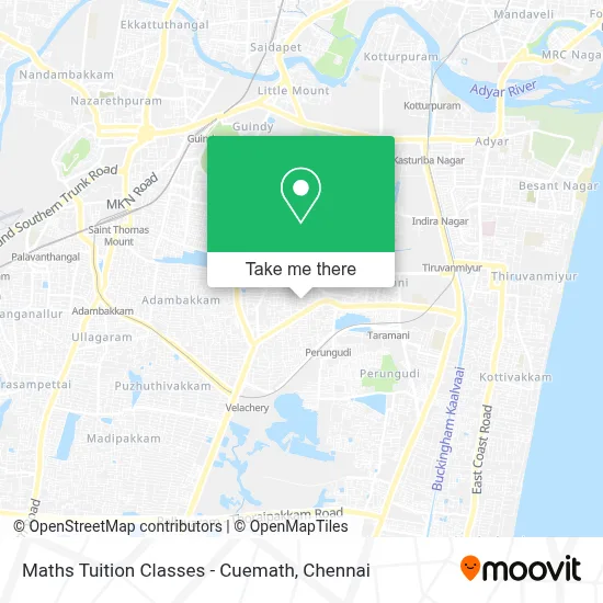 Maths Tuition Classes - Cuemath map
