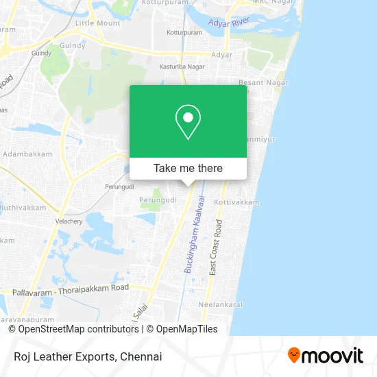 Roj Leather Exports map