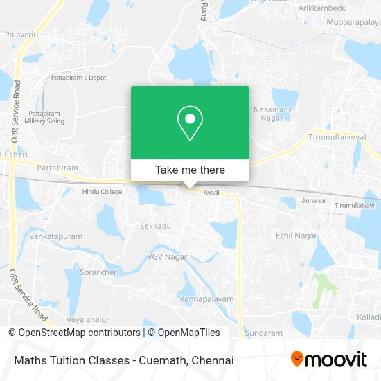 Maths Tuition Classes - Cuemath map