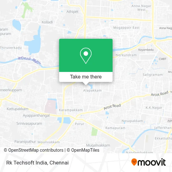 Rk Techsoft India map
