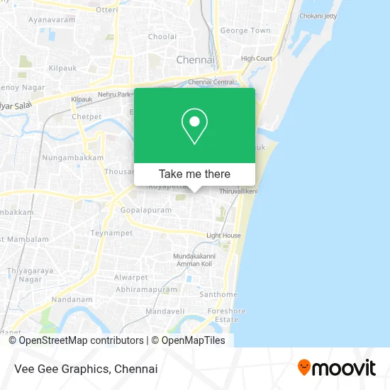 Vee Gee Graphics map