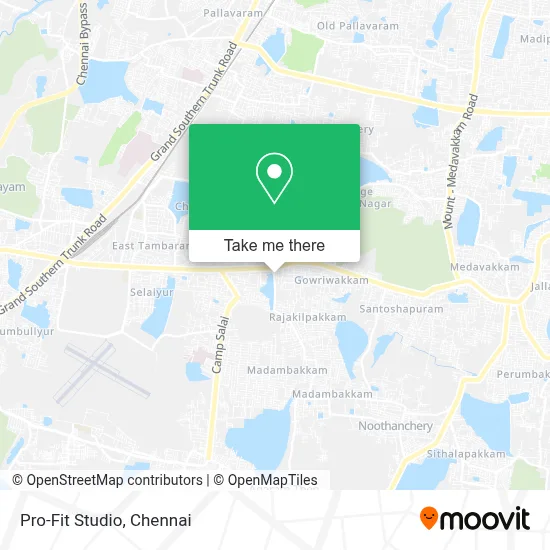 Pro-Fit Studio map