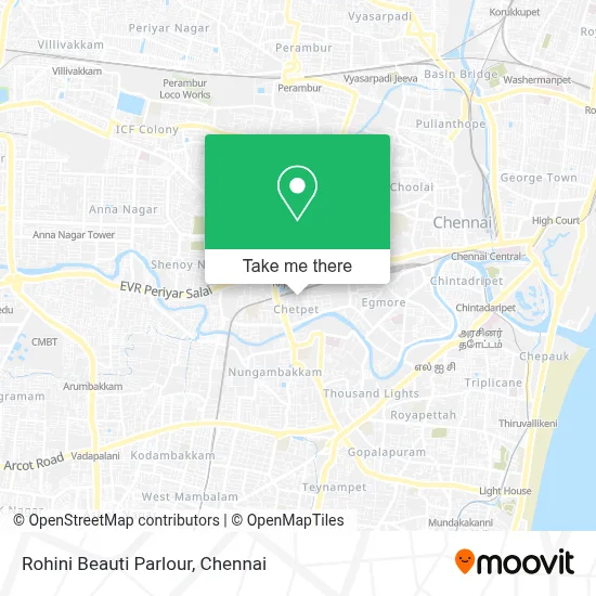 Rohini Beauti Parlour map