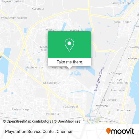 Playstation Service Center map