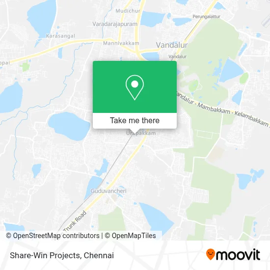 Share-Win Projects map