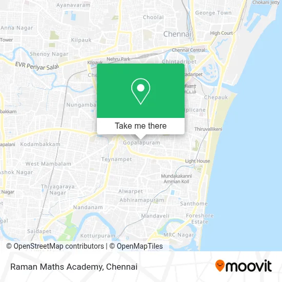 Raman Maths Academy map