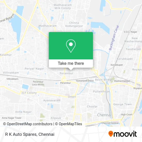 R K Auto Spares map