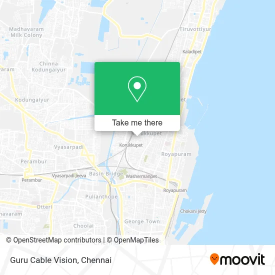 Guru Cable Vision map