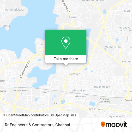 Rr Engineers & Contractors map