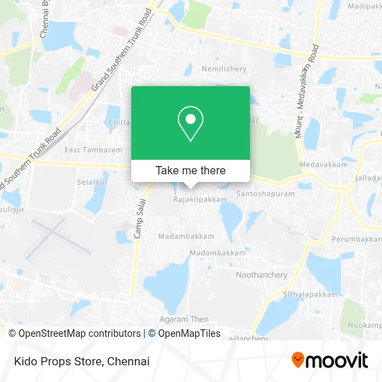 Kido Props Store map