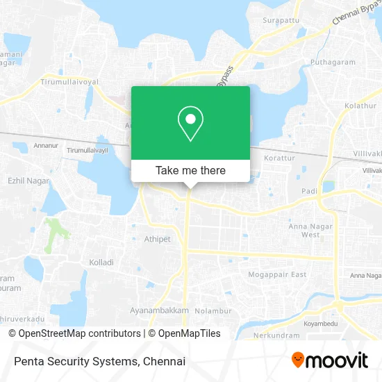 Penta Security Systems map