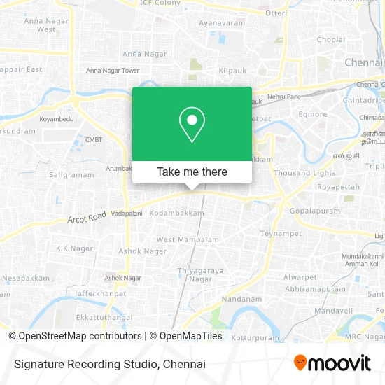 Signature Recording Studio map