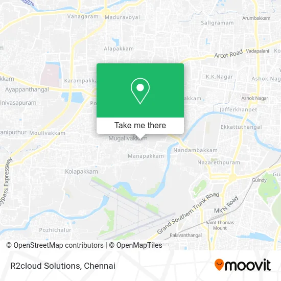 R2cloud Solutions map