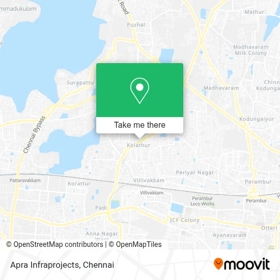 Apra Infraprojects map