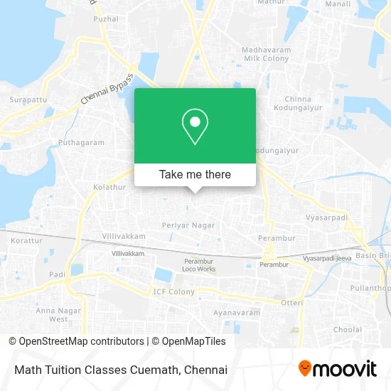 Math Tuition Classes Cuemath map