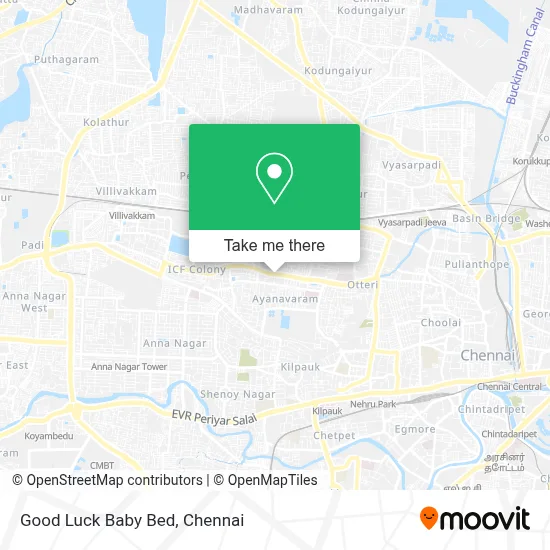 Good Luck Baby Bed map