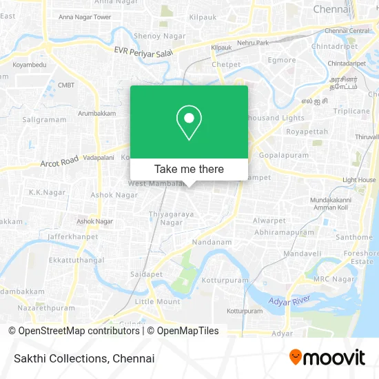 Sakthi Collections map