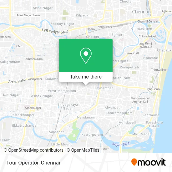 Tour Operator map
