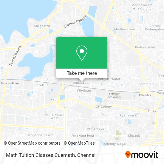Math Tuition Classes Cuemath map