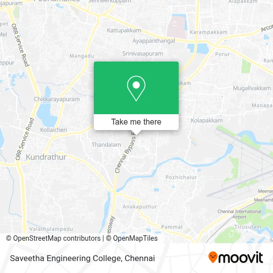 Saveetha Engineering College map