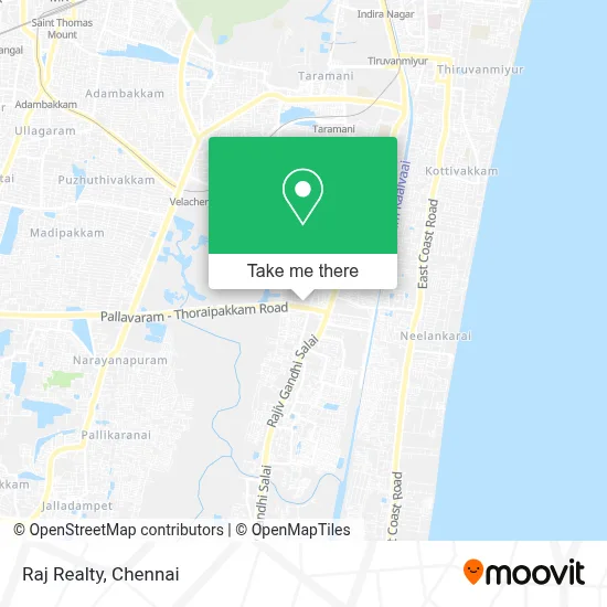 Raj Realty map