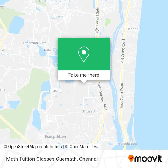 Math Tuition Classes Cuemath map