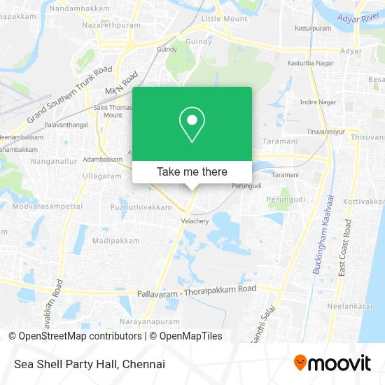 Sea Shell Party Hall map
