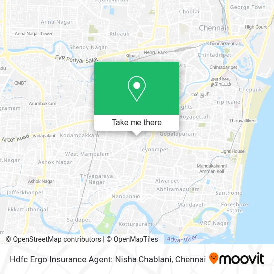 Hdfc Ergo Insurance Agent: Nisha Chablani map