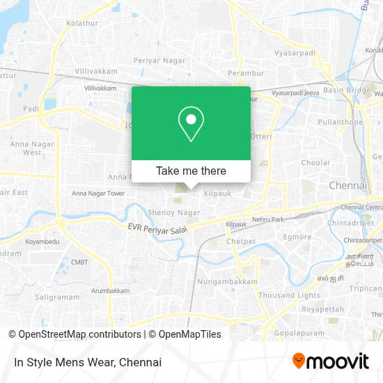 In Style Mens Wear map