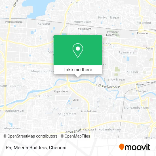 Raj Meena Builders map