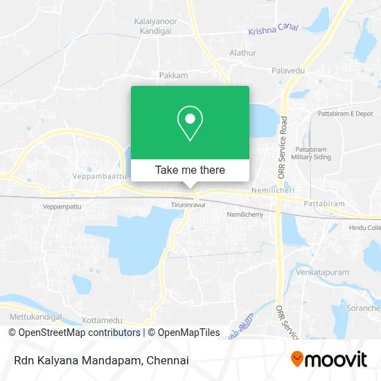 Rdn Kalyana Mandapam map