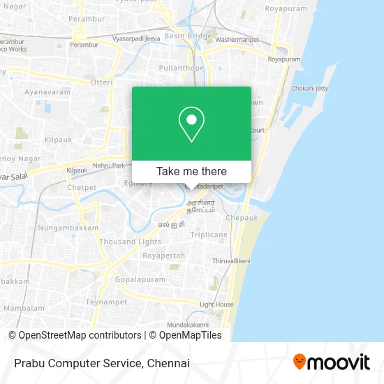 Prabu Computer Service map