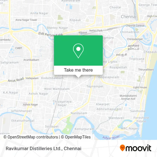 Ravikumar Distilleries Ltd. map