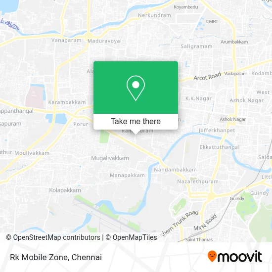 Rk Mobile Zone map
