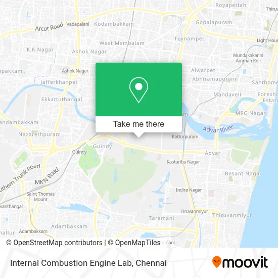 Internal Combustion Engine Lab map
