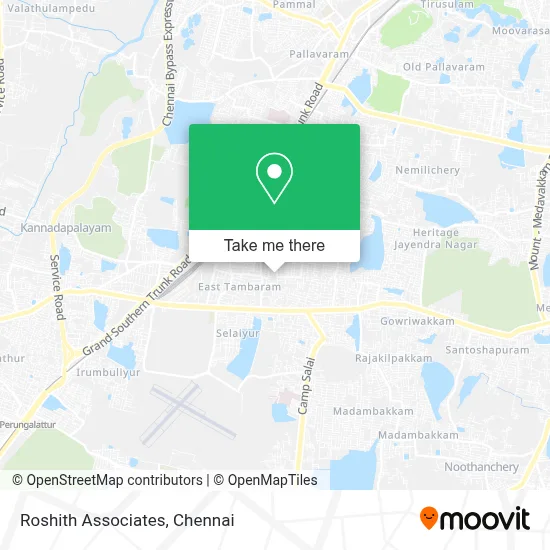 Roshith Associates map
