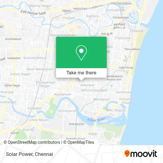 Solar Power map
