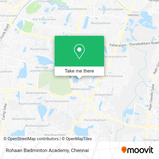 Rohaan Badminton Academy map