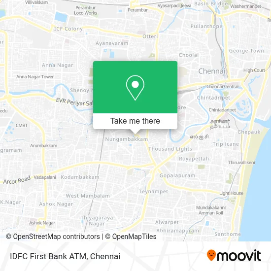 Idfc First Bank Atm map