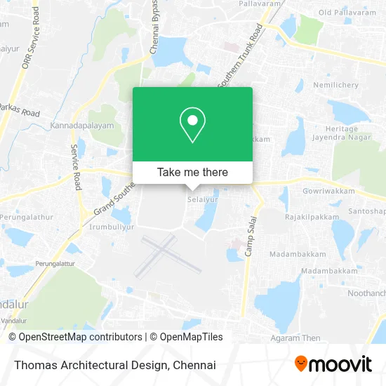 Thomas Architectural Design map