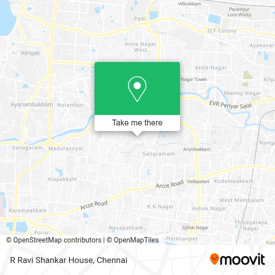 R Ravi Shankar House map